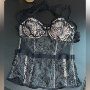 Victoria’s Secret Lace Boned Corset